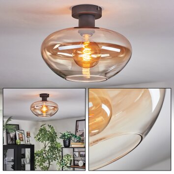 Mertola Plafonnier Ambre, Clair, 1 lumière