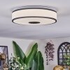 Elran Plafonnier LED Blanc, 1 lumière