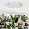 Elmar Plafonnier LED Argenté, 1 lumière