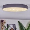 Elmar Plafonnier LED Noir, 1 lumière