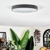 Elmar Plafonnier LED Noir, 1 lumière