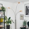Nikkala Lampadaire Chrome, Blanc, 3 lumières