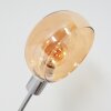 Nikkala Lampadaire Chrome, Blanc, 3 lumières