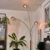 Nikkala Lampadaire Chrome, Blanc, 3 lumières