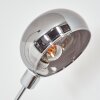 Nikkala Lampadaire Chrome, Blanc, 3 lumières