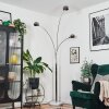 Nikkala Lampadaire Chrome, Blanc, 3 lumières