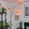 Nikkala Lampadaire Chrome, Blanc, 3 lumières