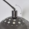 Baloca Lampadaire, Lampadaires arc Chrome, Noir, 1 lumière