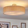 Foggia Plafonnier Nickel mat, 3 lumières