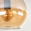 Koyoto Plafonnier, Boule lumineuse 45 cm Ambre, 5 lumières