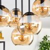 Koyoto Plafonnier, Boule lumineuse 45 cm Ambre, 5 lumières