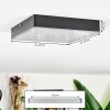Esmar Plafonnier LED Noir, 1 lumière