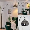 Baloca Lampadaire Chrome, Noir, 1 lumière