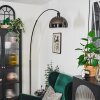 Baloca Lampadaire Chrome, Noir, 1 lumière