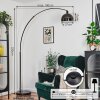 Baloca Lampadaire, Lampadaires arc Chrome, Noir, 1 lumière