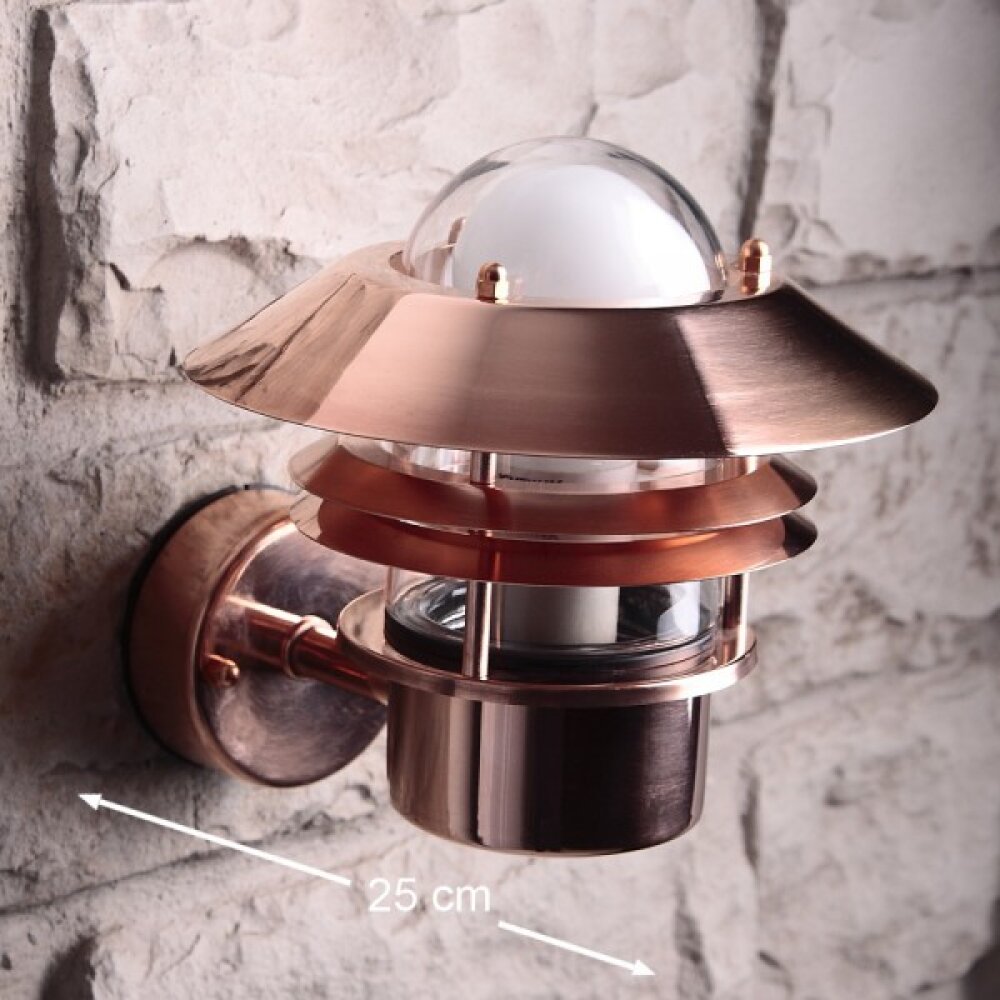 Applique extérieure Nordlux Blokhus Cuivre, 1 lumière main product photo