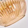 Koyoto Lampadaire Chrome, Noir, 1 lumière