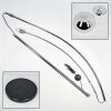 Baloca Lampadaire, Lampadaires arc Chrome, Noir, 1 lumière