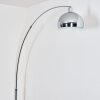 Baloca Lampadaire, Lampadaires arc Chrome, Noir, 1 lumière