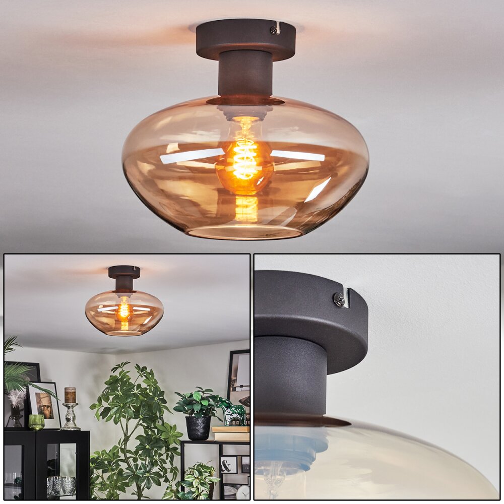 Mertola Plafonnier Ambre, 1 lumière main product photo