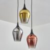 Lutarp Suspension, Suspension, Suspension grappe Or, Clair, Cuivré, Fumé, 3 lumières