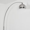 Baloca Lampadaire Nickel mat, Noir, 1 lumière