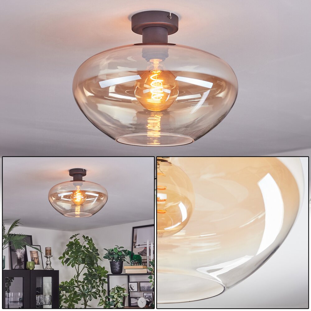 Mertola Plafonnier Ambre, Clair, 1 lumière main product photo