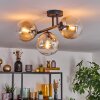 Gastor Plafonnier, Boule lumineuse Ambre, Clair, 3 lumières