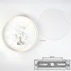Foggia Plafonnier Nickel mat, 3 lumières