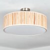 Foggia Plafonnier Nickel mat, 3 lumières
