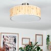 Foggia Plafonnier Nickel mat, 3 lumières