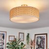 Foggia Plafonnier Nickel mat, 3 lumières
