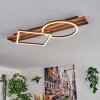 Pompu Plafonnier LED Écru, Noir, 1 lumière