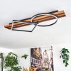 Pompu Plafonnier LED Écru, Noir, 1 lumière