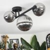 Chehalis Plafonnier, Boule lumineuse Fumé, 3 lumières