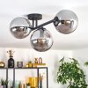Gastor Plafonnier, Boule lumineuse Fumé, 3 lumières