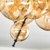 Milheiros Plafonnier, Boule lumineuse Ambre, 3 lumières