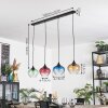Cem Suspension, Suspension Bleu, Jaune, Vert, Clair, Rouge, 4 lumières