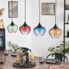 Cem Suspension, Suspension Bleu, Jaune, Vert, Clair, Rouge, 4 lumières