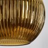 Koyoto Suspension, Boule lumineuse, Suspension grappe Bleu, Or, Vert, Cuivré, 5 lumières