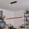 Fugelsta Suspension, Suspension LED Noir, 1 lumière