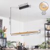 Fugelsta Suspension, Suspension LED Noir, 1 lumière