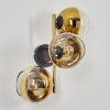 Koyoto Boule lumineuse, Applique murale Or, Noir, 3 lumières