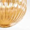 Chehalis Plafonnier, Boule lumineuse Ambre, 3 lumières