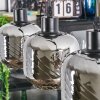 Fanhaes Suspension, Suspension Chrome, Fumé, 4 lumières