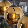 Koyoto Suspension, Boule lumineuse, Suspension Or, 4 lumières