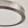 Plafonnier Finsrud LED Nickel mat, 1 lumière