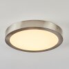 Plafonnier Finsrud LED Nickel mat, 1 lumière
