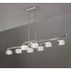 Suspension Mantra Cuadrax Nickel mat, 8 lumières