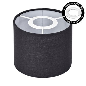 Abat-jour en tissu  Bassagoda pièce de rechange, Abat-jour Noir, Blanc
